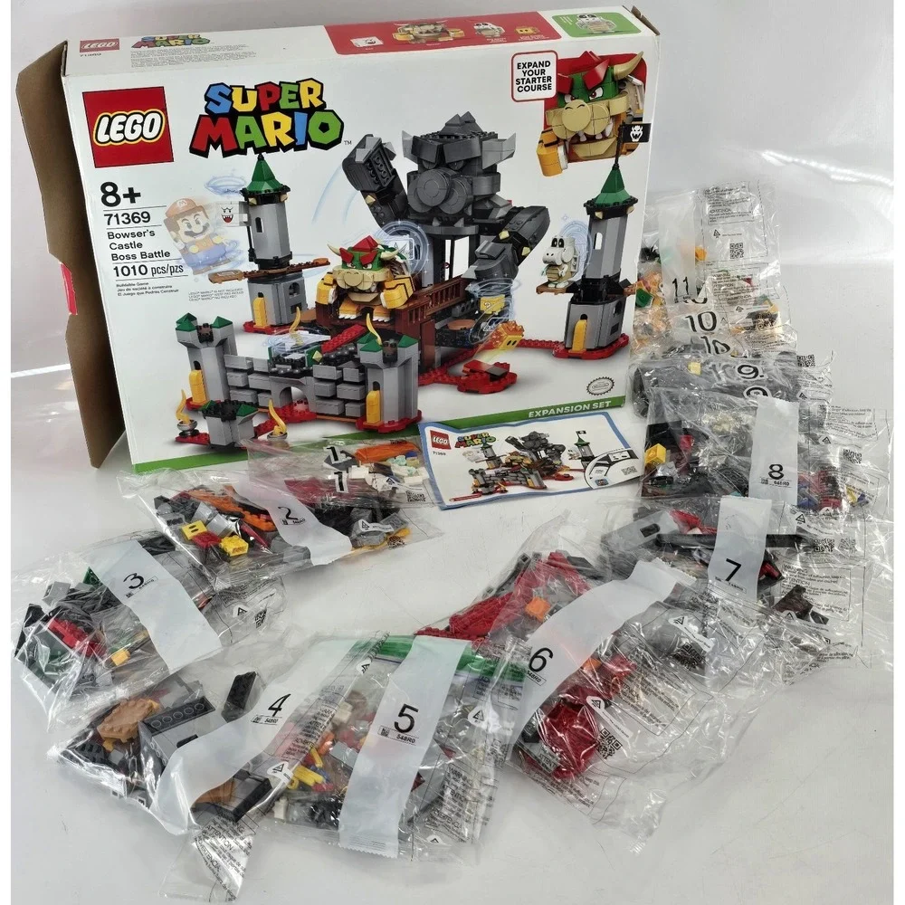 LEGO Super Mario 71369 Bowser's Castle Boss Battle New Sealed 8+ 1010pcs OPEN